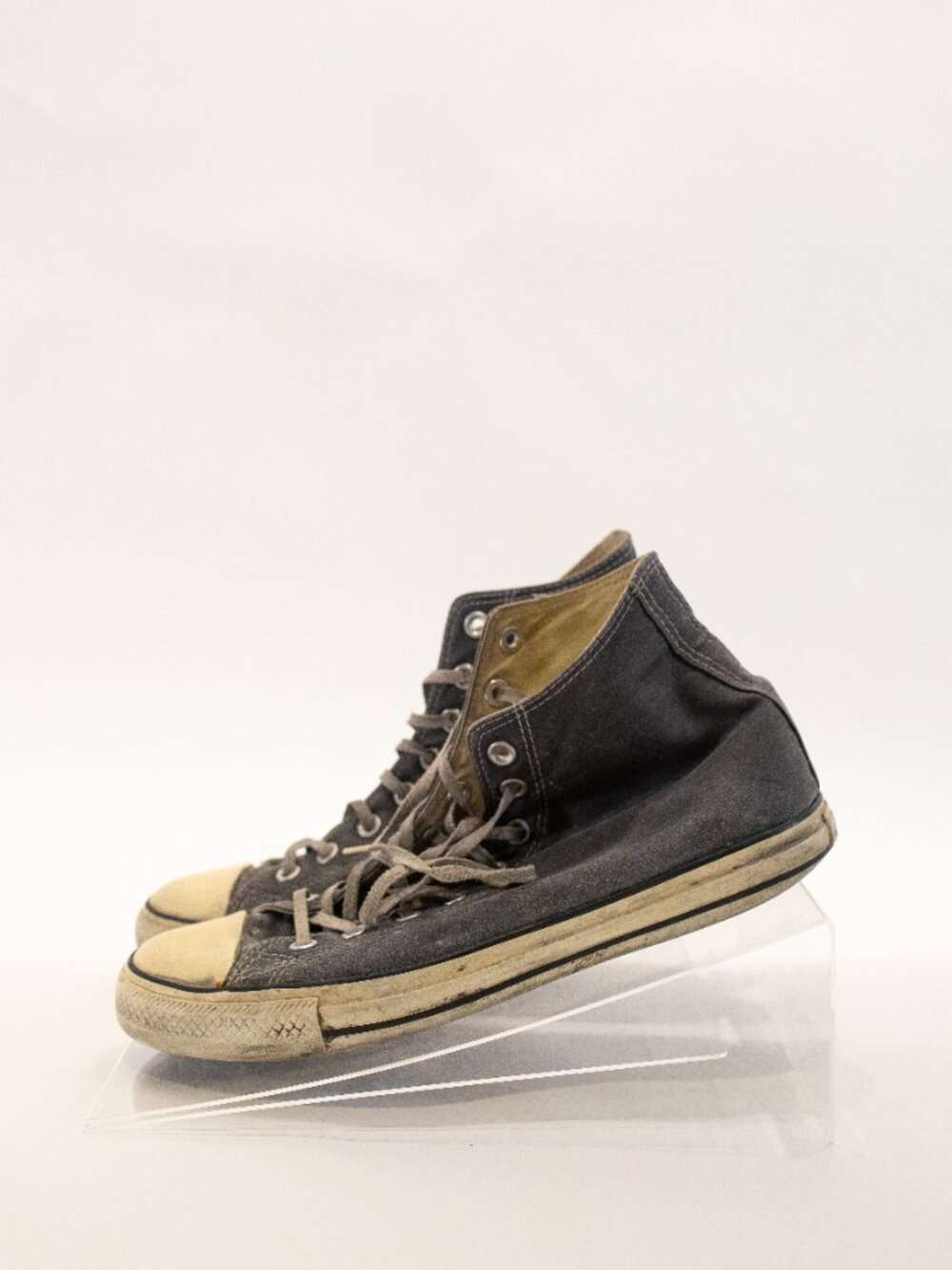 Grey Converse Chuck Taylor All Star High Top Sneakers - Picture 2 of 4